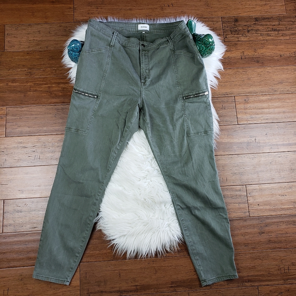 Pistola cargo skinny jeans pants 18W